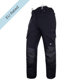 英國 Arbortec 通風型鏈鋸防護褲 AT4062(EU) Vented Chainsaw Trousers Design A Class 1 - Black | 黑色 (EU認證)